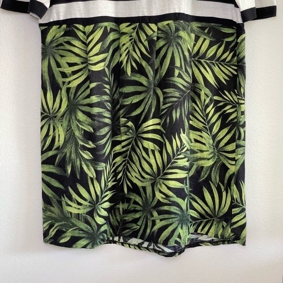 FARM Rio Tropical Stripe Cotton Linen Mini Beach Dress Medium - Picture 4 of 13